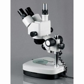 ESTEREOSCOPIO 10X-40X CON LUCES HALOGENA TRINOCULAR