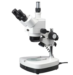 ESTEREOSCOPIO 10X-60X CON LUCES HALOGENA TRINOCULAR