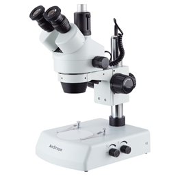 ESTEREOSCOPIO 3.5X-90X TRINOCULAR CON LUZ LED