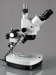 ESTEREOSCOPIO 5X-80X CON LUCES HALÓGENA TRINOCULAR