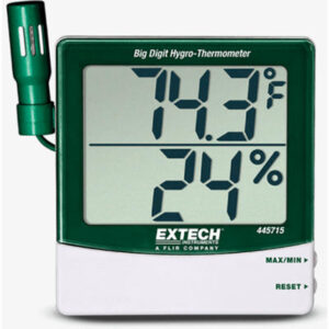 HIGRÓMETRO DE DÍGITOS GRANDES CON SONDA REMOTA – EXTECH BIG DIGIT (MODELO 445715)