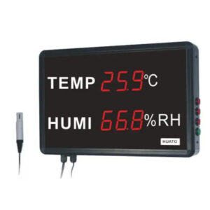 TERMOHIGRÓMETRO DIGITAL LED DE ALTA VISIBILIDAD – HUATO HE218A-EX