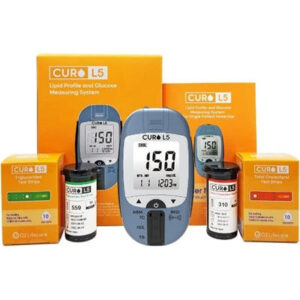 KIT MEDIDOR DE COLESTEROL, TRIGLICERIDOS Y GLUCOSA