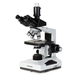 MICROSCOPIO TRINOCULAR CON ILUMINACIÓN HALÓGENA, SERIE CX – AMSCOPE