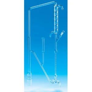 SISTEMA DE EXTRACCIÓN NEOCLEVENGER – NS 29/32, TUBO 1 ML/0.01 ML CON BOLA 3 ML, CONDENSADOR ALLIHN – DINKELBERG