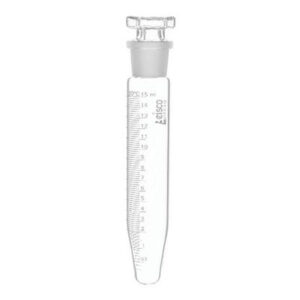 TUBOS DE VIDRIO CON TAPÓN ESMERILADO, 15 ML